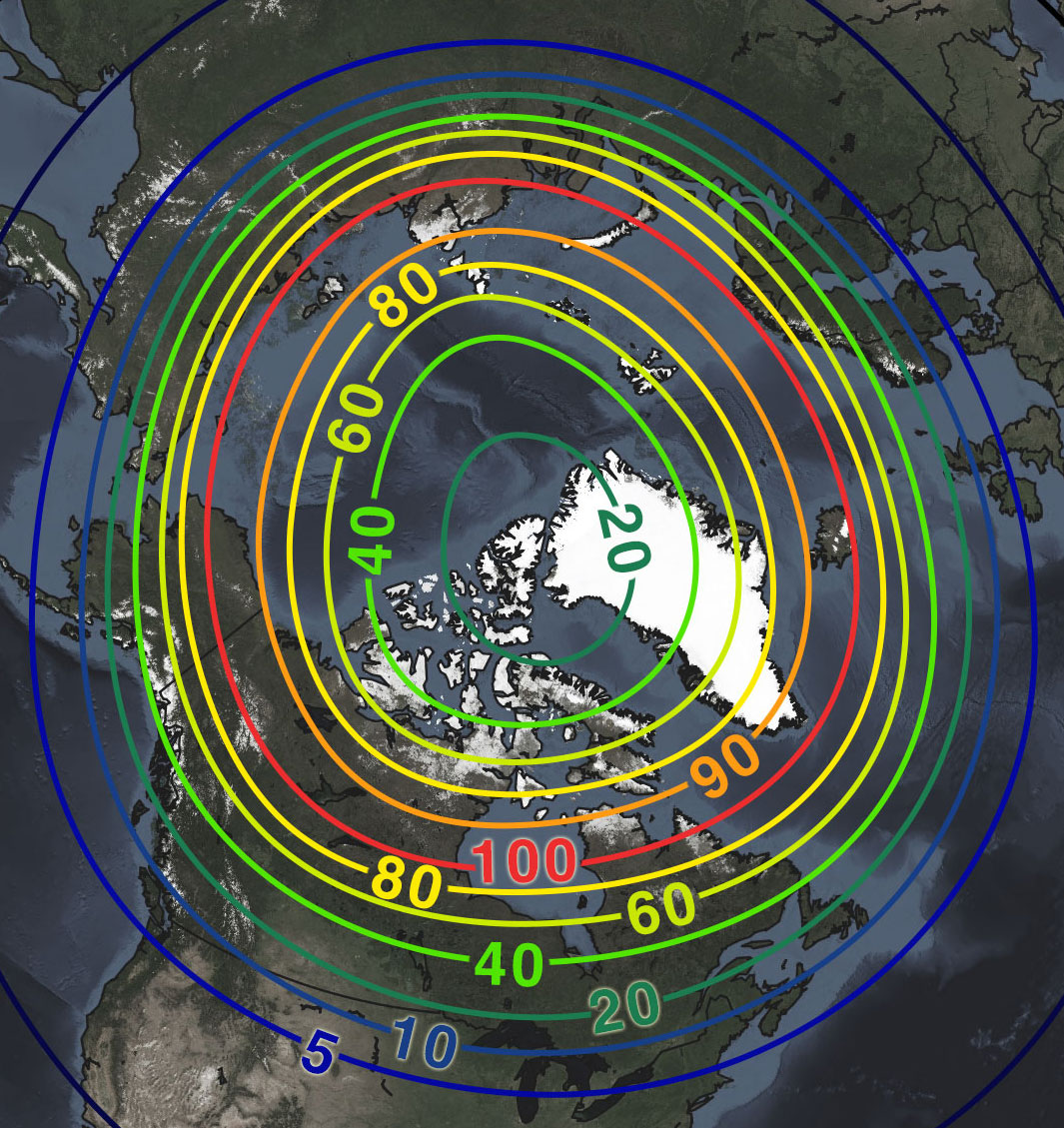 Aurora Probability Map