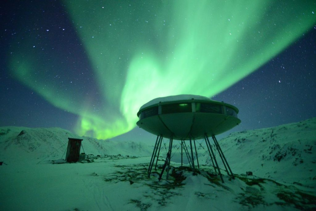 UFO and Aurora